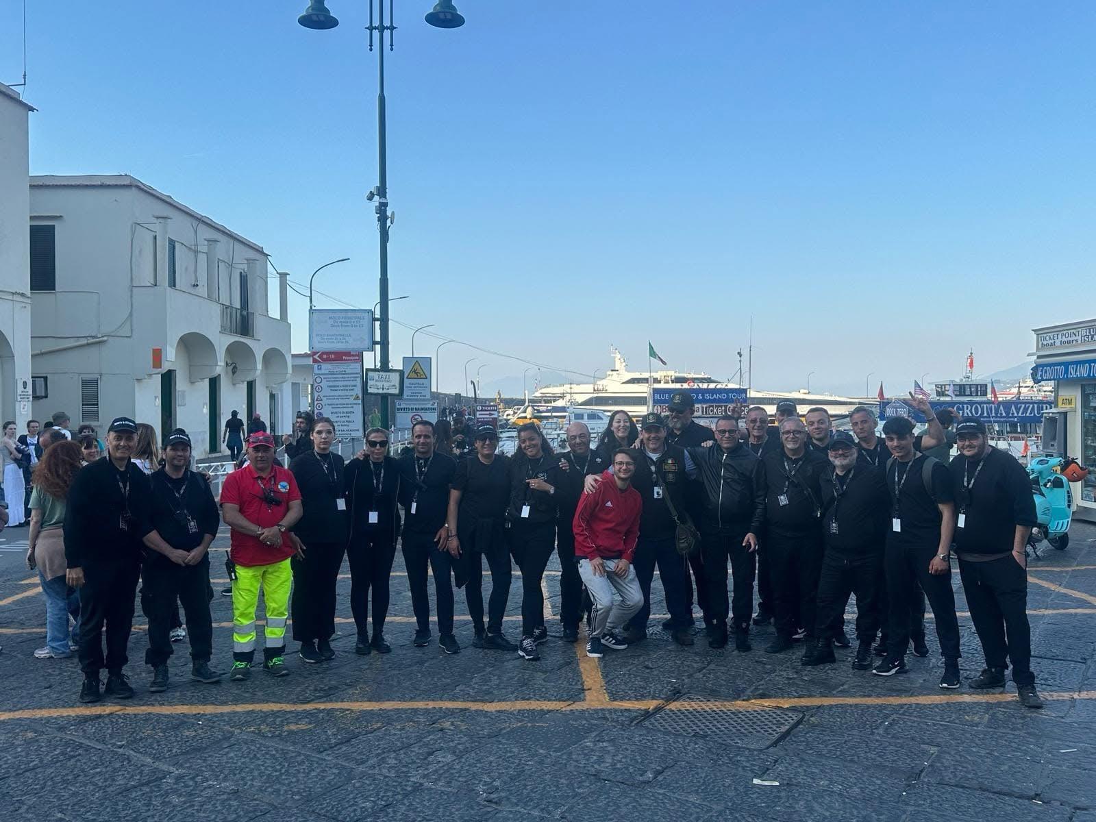 Squadra AIB dell'associazione in servizio di pattugliamento